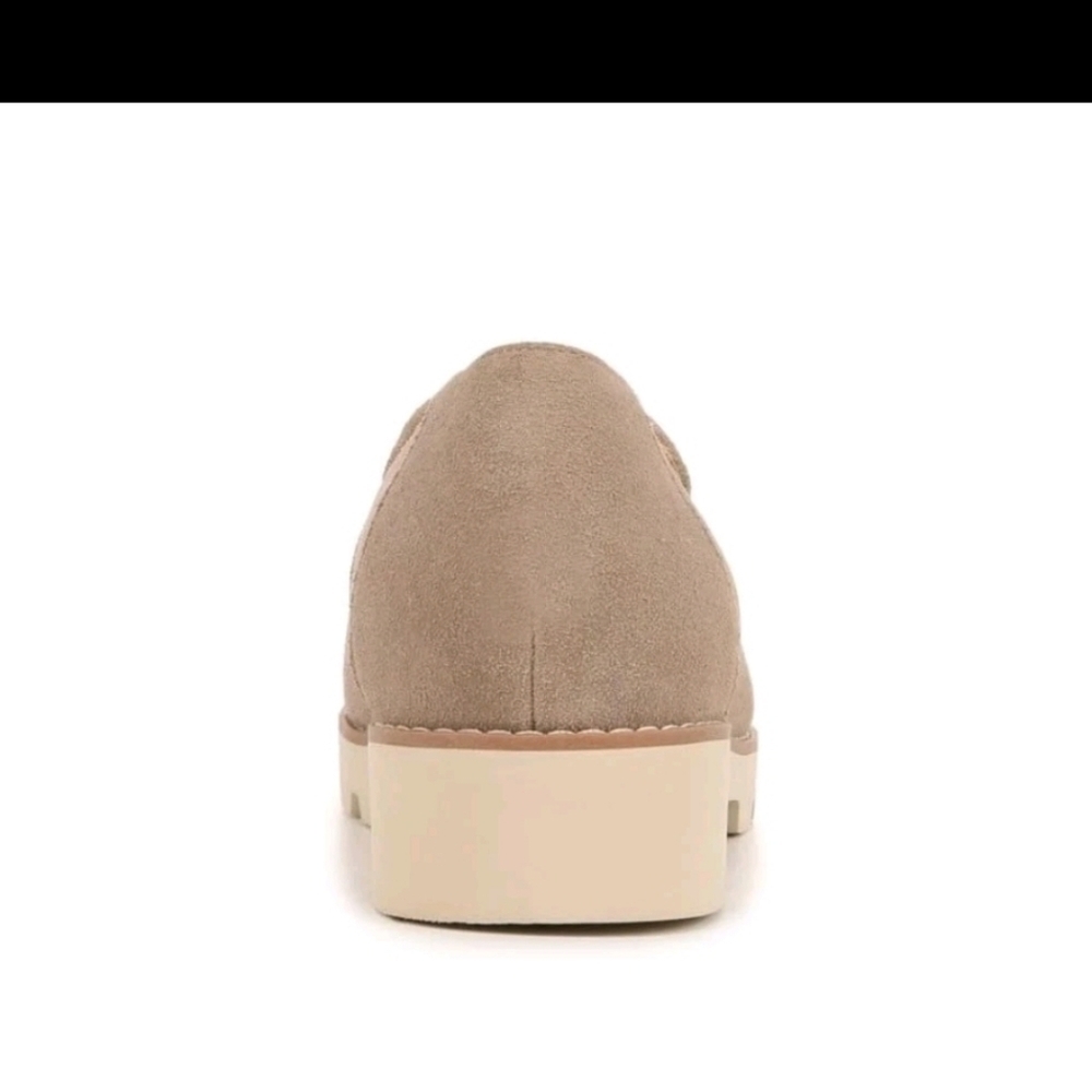 Vionic Women’s Kensley Slip-On Suede Loafers Casual Shoes - Taupe - Picture 4 of 8